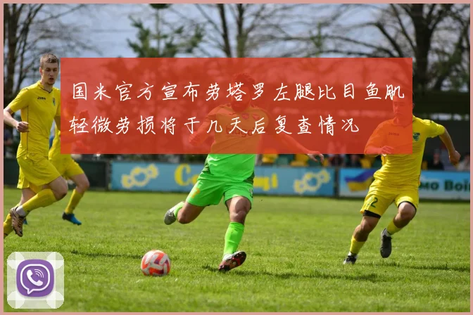 国米官方宣布劳塔罗左腿比目鱼肌轻微劳损将于几天后复查情况